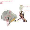 EAU63923603 Refrigerator Evaporator Fan Motor Compatible with LG Refrigerator, Replace LFCC22426S/00, LFXS28596S/00, LFXS28566S/00, DC12.0V 1.0A Shaft Length:46mm
