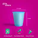 LA MIERE 1000 Pack 5 oz Plastic Cups, Reinforced Durability, BPA-Free, Smooth Rim for Dental Clinics, Bathroom & Dispenser Use, Pink, Small