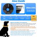 Inflatable Dog Cone Collar,Soft Adjustable Elizabethan Pet Recovery Collar | 2-in-1 Detachable Anti-Licking Shield E-Collar For Large Medium Dogs,Furniture-Friendly Post Surgery Recovery Cone(XXL)