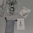 Stainless Steel Gua Sha and Face Roller Set, Facial Tool for Face Sculpting, Metal Skin Care, Massager for Women