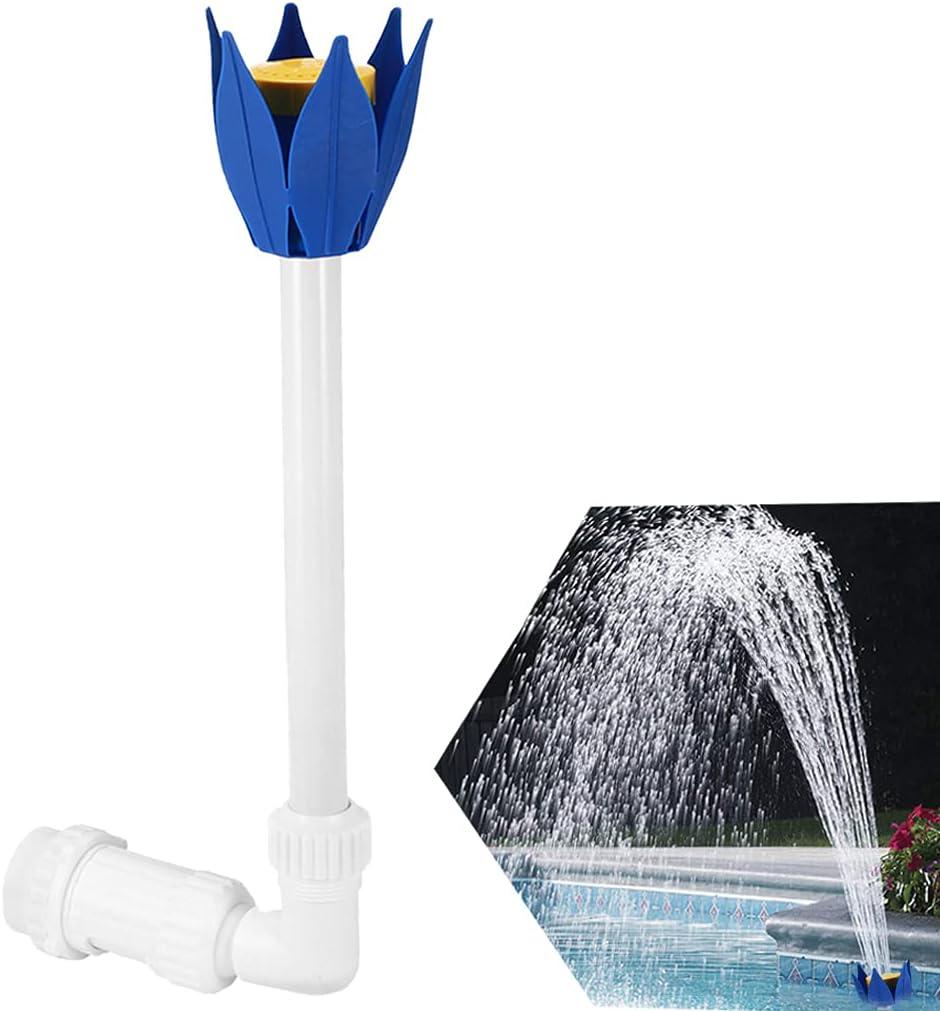 Pool Fountain Adjustable Flower Shape Waterfall Spray Pool Spray Fountain Sprinkler Inground and Above Ground Spray Pond Decor