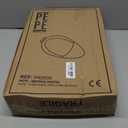 PEPE Mobility Bed Pan for Women and Men, Portable with Handle, Commode Pan for Elderly, Handicapped and Disabled, Lightweight, White