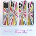 LONLI Hue Case for iPhone 15 Pro - [360 Shock-Absorbent Bumper] - [Cute and Unique Phone Cover for Girls and Women] - Cosmic Portal