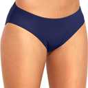 Tempt Me Women Bikini Bottom Full Coverage Bathing Suit Bottoms Swimsuit Bottom (Blue, S)