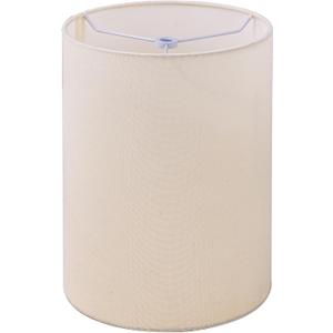 Wellmet CreamWhite 8"x 8"x11" Lampshade, No Assembly Required, Classic Modern Lamp Shade for Table Lamp, Bedside Lamp, Floor Lamp, Fabric Drum Lampshade, Spider Fitter, Pack of 2