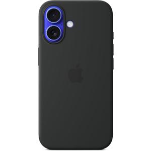 Apple iPhone 16 Silicone Case with MagSafe and Camera Control: Lightweight Phone Case, Wireless Charging Compatible, Smooth Matte Finish; Black
