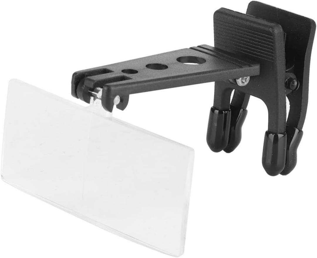 1.5X 2.5X 3.5X Clip on Reading Glasses, 2.95 x 1.1in GLIP on Magnifying Glasses, Clip on Magnifiers for Eyeglasses