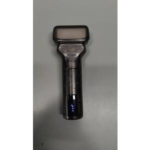 Electric Razor for Men with Pop-Up Trimmer: Rechargeable Cordless Foil Shaver for Face - Wet/Dry/Anti-Slip Waterproof Shavers with LED Display - Metal Handheld Design Light Gray