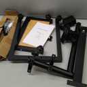 TigerDad Mobile Adjustable Height Laptop Stand PC Computer Portable Notebook Swivel Laptop Desk Rolling Table Desk Cart Tiltable with Wheels Casters& Mouse Pad Table (Wood)