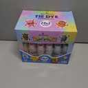 12 Colors Tie Dye Kit, Tie Dye Set for Kids, Pre-Filled Tye Dye Bottles, Non Toxic Permanent Fabric Dye Art Set, Easy DIY Fabric Art - Create Fun