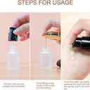 2 Pack 20ml/0.7oz Empty Frosted Glass Foundation Bottle, Travel Refillable Square Lotion Pump Bottles for Essential Oils Cream Cosmetic Foundation Emulsion