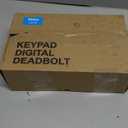 Veise Keyless Entry Door Lock with 2 Lever Handles - Electronic Keypad Deadbolt, Easy Installation Digital Smart Front Door Lock Set, Satin Nickel