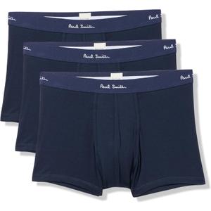Paul Smith mens Men Trunk 3 Pack Plain (X-Large, Blue)