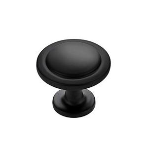 Ravinte 3 Pack 1-1/4 inch Kitchen Cabinet Knobs Matte Black Dresser Zinc Pulls Door Drawer Handles for Dresser Drawers