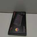 Perixx PERIBOARD-732B Wireless Backlit Mini Keyboard - X Type Scissor Keys - White Backlit - US English,Black,11950