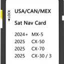 GPS Navigation SD Card Compatible with 2024+ MX-5, 2025 3/ CX-30, 2025 CX-50 / CX-70, USA/CAN/MEX Maps