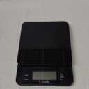 Taylor Glass Top Food Scale with Touch Control Buttons, 11 lb Capacity, Black