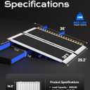 Portable Wheelchair Ramps 3FT for Home Steps, Non-Skid, Aluminum