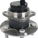 KUSATEC 512217 Rear Wheel Bearing and Hub Assembly Compatible with 2003-2008 Pontiac Vibe, 2000-2009 Toyota Celica Corolla Matrix Prius, 2005-2010 Scion tC, 5 Lug Bolts w/ABS