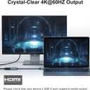 3 x BENFEI USB C to HDMI Adapter 4K@60Hz Thunderbolt 3 to HDMI Adapter for MacBook Pro 2019/2018/2017, MacBook Air/iPad Pro 2018, Samsung Galaxy S10/S9[Aluminum Alloy Shell & Nylon Cable]