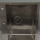 Drop In Kitchen Sink with Faucet Combo, 21 x 18 Inch Single Bowl Outdoor Kitchen Sink 18 Gauge Stainless Steel Handmade RV Wet Bar Prep (Brushed Nickel)