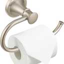 BESy Brushed Nickel Toilet Tissue Paper Holder Brushed Nickel Bathroom Accessories Toilet roll Paper Hanger, Wall Mounted, Rustproof