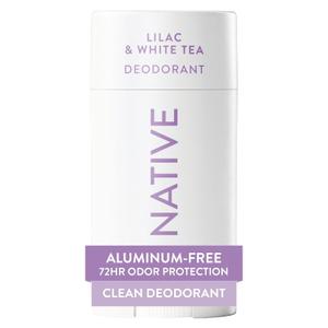 Native Deodorant Contains Naturally Derived Ingredients, 72 Hour Odor Control, Deodorant for Women and Men, Aluminum Free, Lilac & White Tea 2.65oz