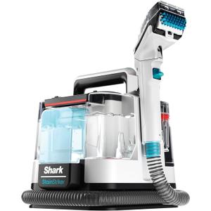 Shark StainStriker Portable Carpet, Upholstery & Area Rug Cleaner with Pet Mess Tool, Stain & Odor Remover, Perfect for Car Interiors, Includes 3 Cleaning Tools & Cleaning Solution, White