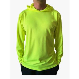 NY GOLDEN FASHION Hi Vis High Visibility T Shirt Long Sleeve Safety Construction Work Shirts with Hood M