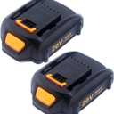 ELEFLY 2 Pack WA3525 20V 4.0Ah Lithium Battery Compatible with Worx 20V Battery WA3575 WA3012 WA3525 WA3520 WA3578, Compatible with 20V Cordless Tools