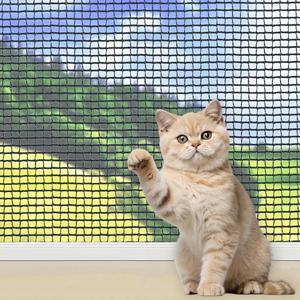 10x13 ft Cat Netting Balcony, No Steel Wire, Anti-Fall Safety Net for Cats Pet Balcony Screen, Catio Netting, Cat Fence Barrier for Apartment Balconies, Windows, Stair, Decks, Patios