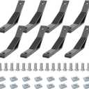 8Pcs 2020 135 Degree Angle Bracket 20 Series Aluminum Extrusion Corner 135deg Joint Connector Brace for T / V Slot 135 Joiner 45deg 2040 20/20 Extruded Aluminium Profile