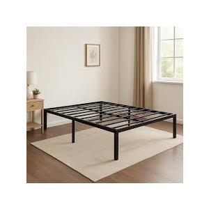 Bed Frame, Width: 60 Inches, Black