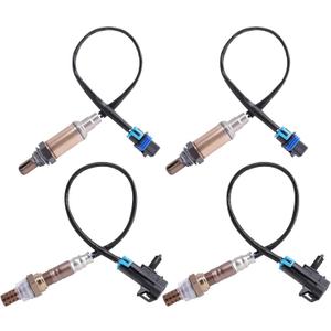 4Pcs Upstream and Downstream Oxygen O2 Sensor for 2007 Avalanche,Silverado 1500,Suburban 1500/2500,Tahoe,Sierra 1500,Yukon,Yukon XL 1500/2500,Escalade ESV/EXT OE#234-4018 234-4337