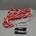 Joiedomi 12 Pcs Christmas Candy Cane Pathway Markers Lights, 16 Stakes Lights with Warm White, Waterproof Outdoor Decorations for Xmas Indoor and Outdoor Decorations Yard, Walkway, Lawn, Garden