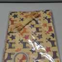 AILAMIDO Christmas Wrapping Gift Paper, 8 Sheets with 32.8ft Jute String, 1 Roll Adhesive Tape and 8 Unique Tags, Kraft Paper for Christmas, 50x70cm