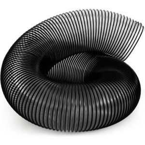 Pangda 8 Inch 6 Feet Lawn Vac Hose PVC Flexible Grass Catcher Leaf Vac Collection Vacuum Hose Fits Most Brands