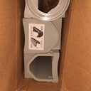 Source 1 Drainage Trench and Driveway Channel Drain with Concrete Grey Grate, 3-Pack