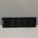 Repa Market Black Air Vent Cover 20" x 6" Inch (Outer Dimensions) - Steel Return Air Grilles - for Ceiling and Sidewall - HVAC - with Protection Screen (19.68" x 5.90" Inch)