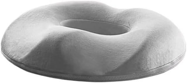 Bottom dr Donut Pillow for Men's and Women's Ultimate Comfort (Grey)