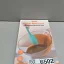 U-Taste 600F Heat Resistant Silicone Spatulas: Flexible Food-Grade Silicon Baking Scraper, Kitchen Cooking Mixing Utensils with Upgraded Sturdy Handle Tip for Nonstick Cookware (4-Pc., Aqua Sky)