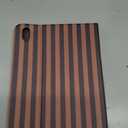 Case for iPad 11th (A16) 11-inch 2025 /10th Generation 10.9-inch 2022, Adorable Striped, Dedicated Pen Slot Suitable for Anyone, Slip-Resistant/Shock-Absorbing Protection-Dark Brown-Black