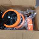 VEVOR Caster Wheels,5-inch Swivel Plate Casters, Set of 4, with Security A/B Locking No Noise PVC Wheels, Heavy Duty 450 lbs Load Capacity Per Caster, Non-Marking Wheels for Cart Furniture Workbench