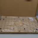 Serene Valley Sink Bottom Grid 24-1/8" x 12-5/8", Centered Drain with Corner Radius 1-1/2", Sink Protector NLW2412C