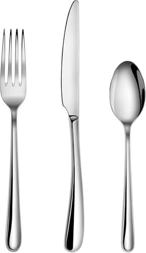 Artaste Rain II Forged 18/10 Stainless Steel (Silver (Service for 12), Flatware (36-Piece Set))