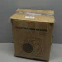 Noarixa Greenhouse Heater with Digtal Thermostat, 1500W Electric Greenhouse Heaters, Fast Heating with Overheat Protection, Grow Tent Heater for Green House, Outdoor, Patio, Flower Room, Sliver