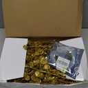 Hollyone 20 Pcs Glitter Artificial Eucalyptus Branches 13" Christmas Pine Stems Picks Gold Fake Picks Stems for DIY Christmas Tree Garland Wreath Crafts Home Decoration