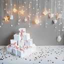 666White Gift Boxes with lids,12 Pcs Beautiful Squared White Boxes with Ribbon Perfect for Weddings,Christmas, Birthday,Valentines Day(15x15x15cm)