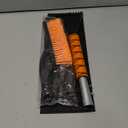 EcoNour 27" Aluminum Ice Scrapers for Car Windshield | Car Snow Scraper Window and Snow Brush with Ergonomic Foam Grip Winter Accessories (Orange)