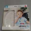 Bumkins Toddler and Baby Suction Plate, Silicone Grip Dish for Babies and Kids, Baby Led Weaning, Children Feeding Supplies, Non Skid Sticky Bottom, Platinum Silicone, 6 Months Up, Vanilla Sprinkles